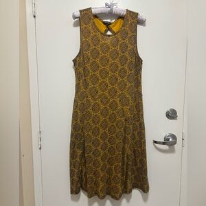 George Yellow Geometric Mini Dress